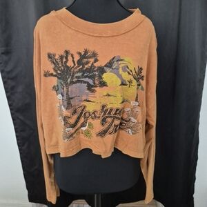 Joshua Tree Women's Long Sleeve Tee - Brown